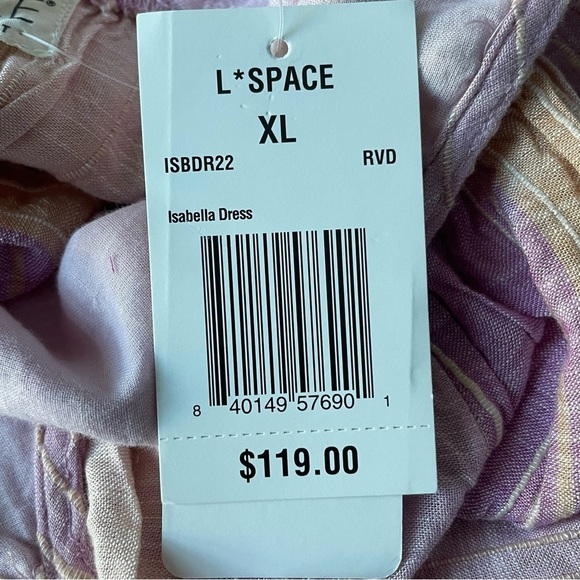 New! L*SPACE Isabella Mini swing tassel tie Dress nwt 18450 - Picture 8 of 11